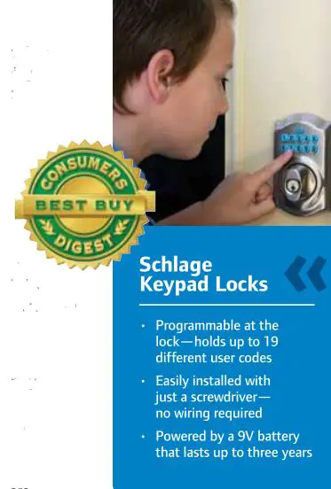 SCHLAGE Keypad Locks