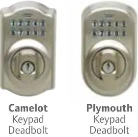 The Schlage keypad deadbolt
