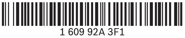 BOSCH Jet Nozzle Gun - BAR Code