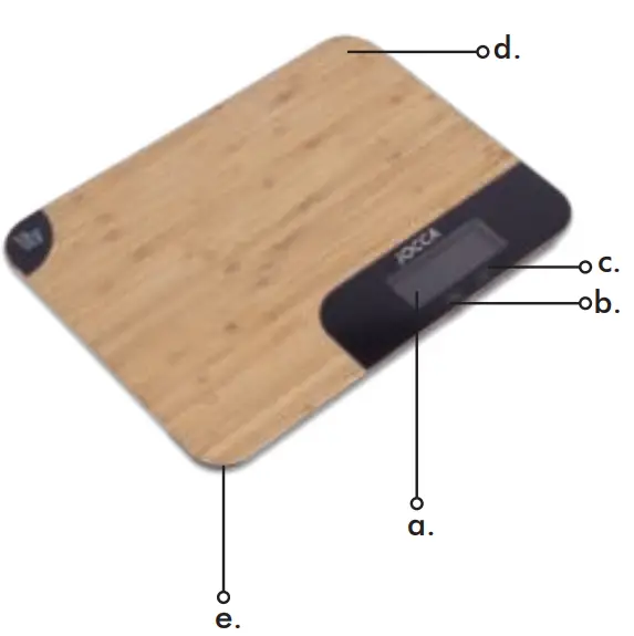 JOCCA-HOME -LIFE-1588-Digital-Kitchen-Scale-fig1