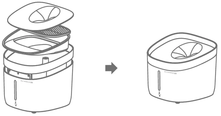 PETONEER WF002 Fresco Smart Fountain Ultra 3