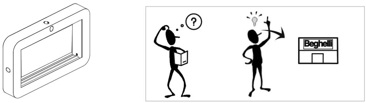 Beghelli Zero TR Emergency Lights fig 1