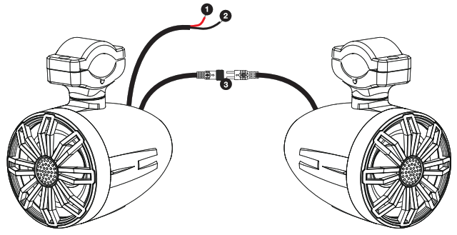 PYLE PLMRBT33WT Marine UTV Off-Road Bluetooth Speaker - 6