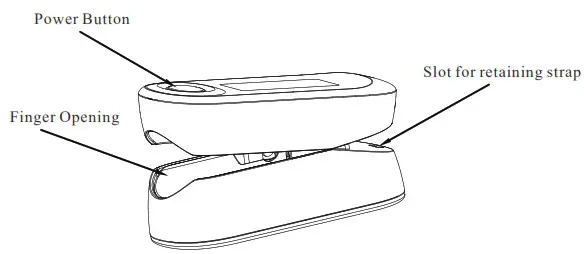 JOYTECH XM 103 Fingertip Pulse Oximeter - Illustration