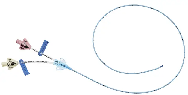 CDA-45052-HPK1A Pressure Injectable Arrowg+ard Blue Advance Two-Lumen PICC