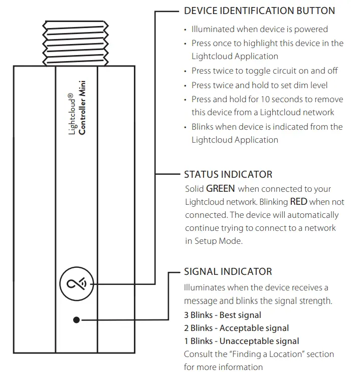 Lightcloud LCCONTROL Mini Controller fig 1