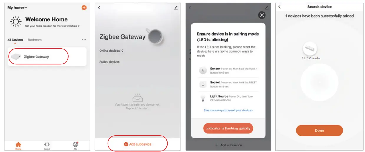 MiBOXER MI-LC2ZR 2 Wires 2 in 1 LED Controller - added successfully