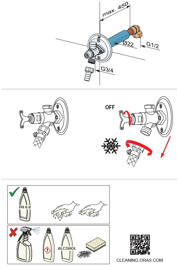 oras-431716-Frost-Proof-Valve-Installation-Guide-fig-4