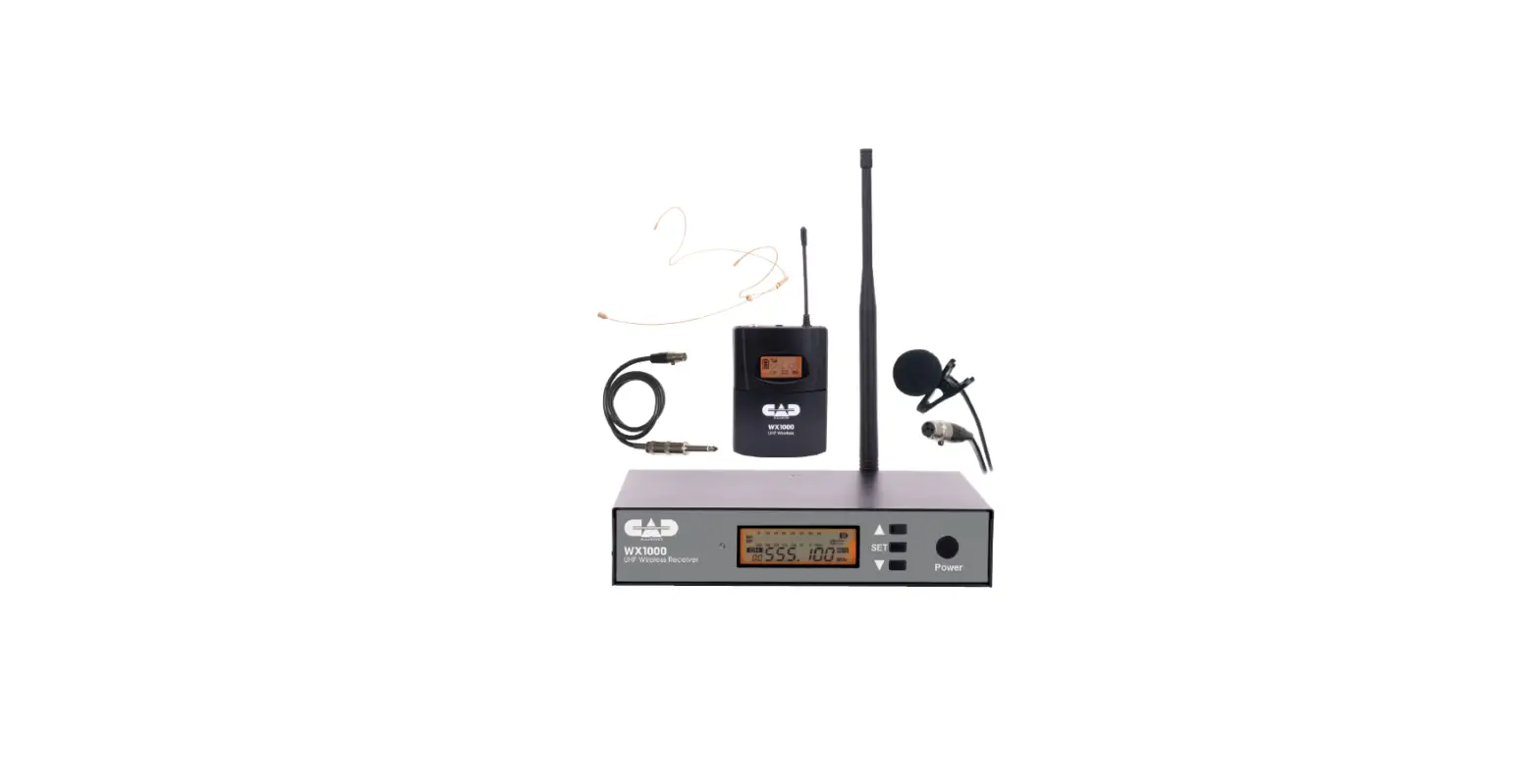 Cad Audio Wx1000bp 100 Channel Uhf Wireless Bodypack Microphone System User Guide Cad Audio Wx1000bp 100 Channel Uhf Wireless Bodypack Microphone System User Guide