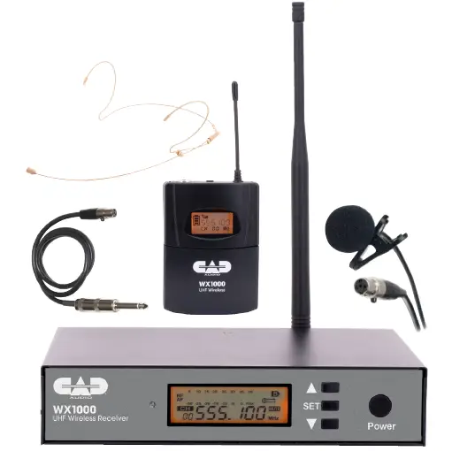CAD AUDIO-WX1000BP-100-Channel-UHF-Wireless-Bodypack-Microphone-System-fig- (2)