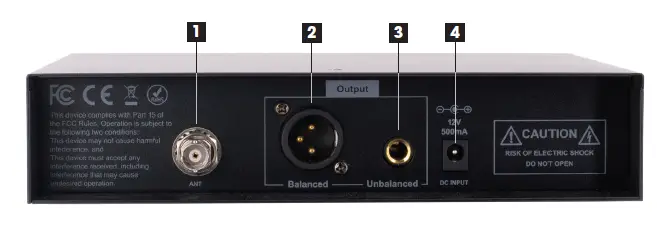 CAD AUDIO-WX1000BP-100-Channel-UHF-Wireless-Bodypack-Microphone-System-fig- (7)