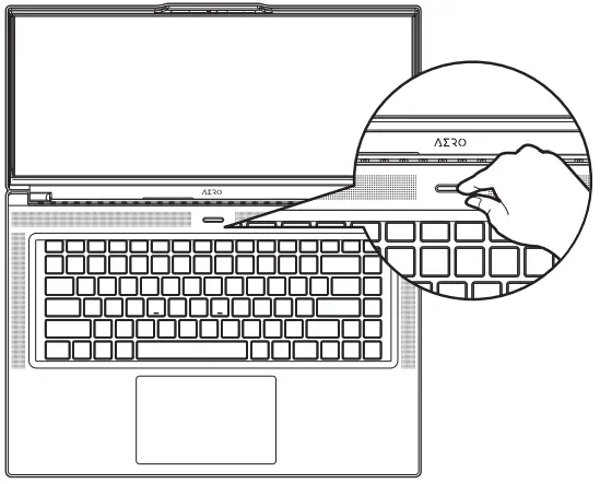 GIGABYTE AERO 16 15.6 Inch Thin Bezel FHD Gaming Laptop - power outlet
