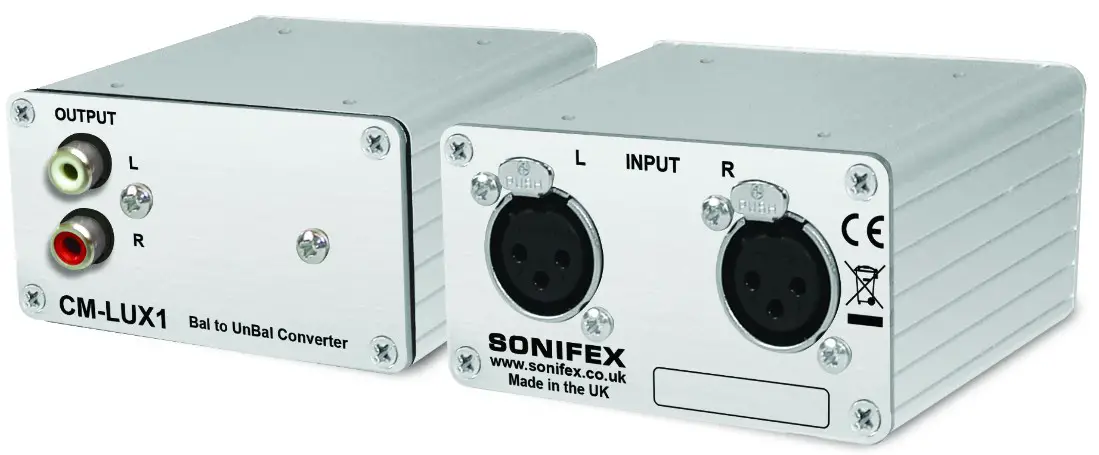 SONIFEX CM LUR1 Balanced to Unbalanced Audio Converters - Unbalanced Audio Converters 2