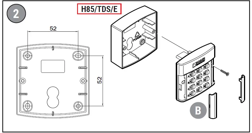 Roger Technology H85 TDS Keypad Selector 2