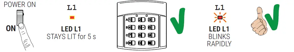 Roger Technology H85 TDS Keypad Selector 26