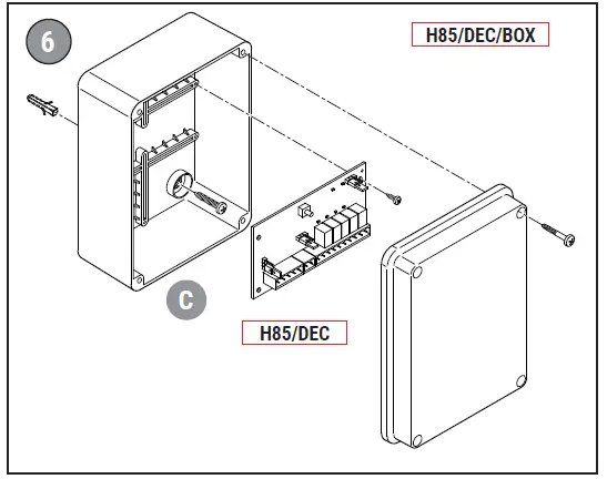 Roger Technology H85 TDS Keypad Selector 6