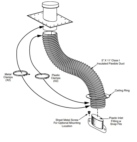 Nortek-1040746-VentilAire-III-Whole-House-Fresh-Air-Supply-System-FIG-1