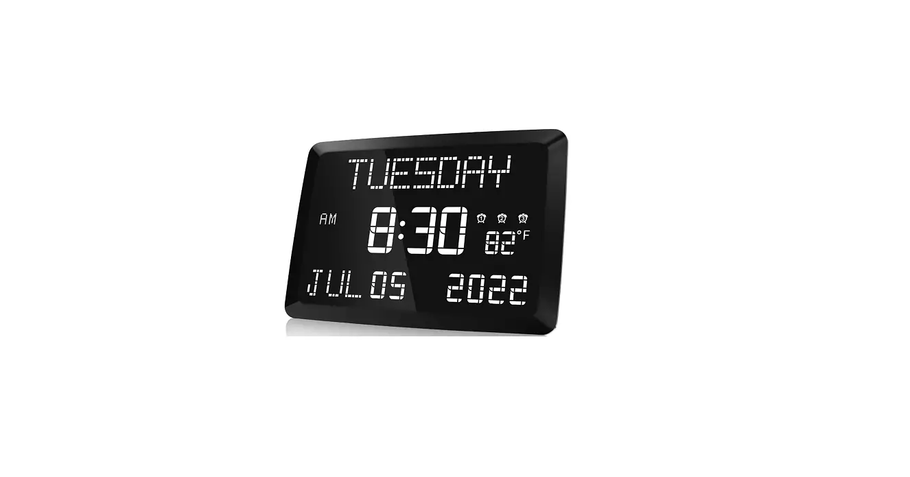 Raynic Cr1005-us 11.5-inch Large Led Digital Clock User Manual Raynic Cr1005-us 11.5-inch Large Led Digital Clock User Manual