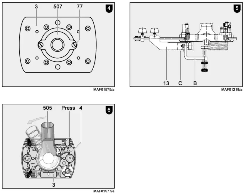 mafell LO65EC Wood Carving Hand Router Instruction Manual - Fig 4,5,6