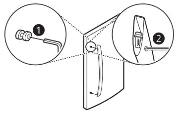 Heather Barfield Refrigerator LRFCS25D3S - Refrigerator Handles 2