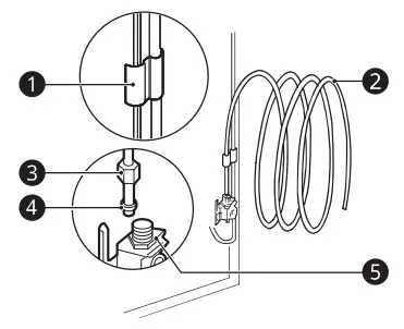 Heather Barfield Refrigerator LRFCS25D3S - water valve 10