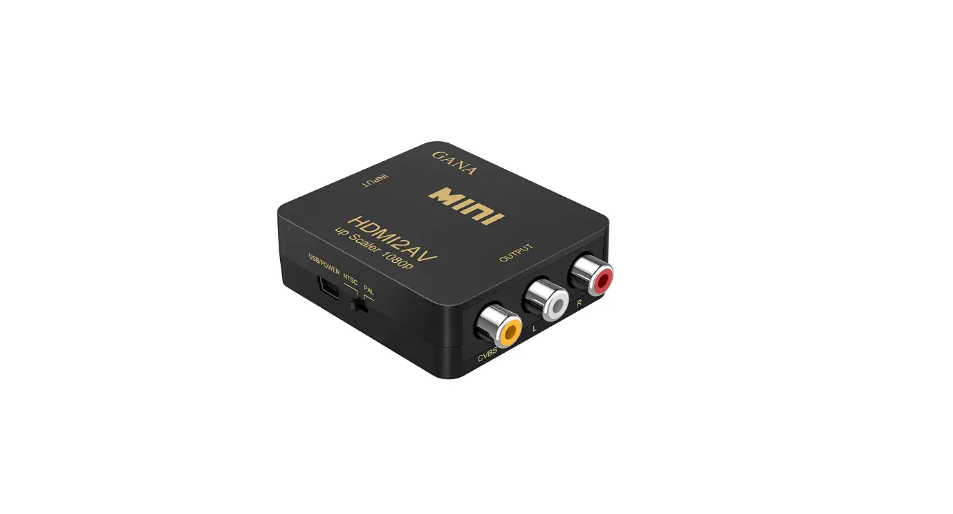 Gana 4330186140 Av Composite Video Audio Converter Adapter User Guide