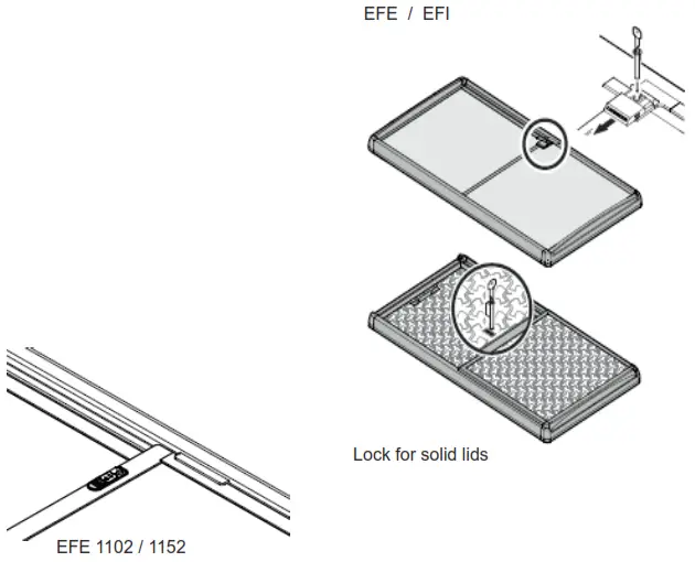 LIEBHERR EFI Ice Cream Chest Freezer - Accessories