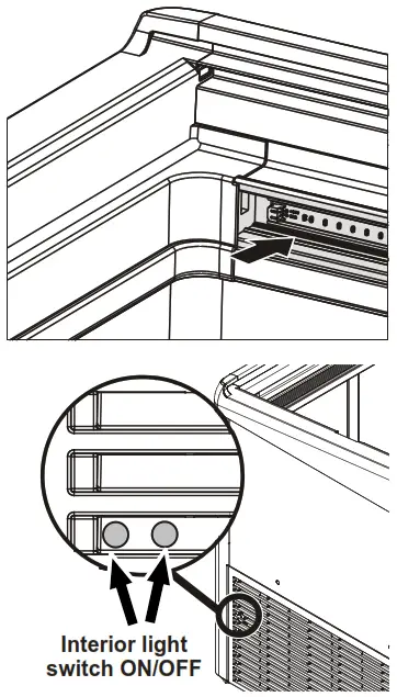 LIEBHERR EFI Ice Cream Chest Freezer - corresponds