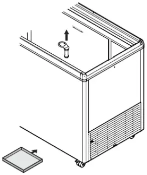 LIEBHERR EFI Ice Cream Chest Freezer - frozen items