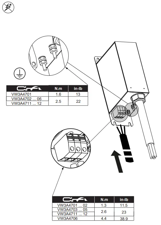 Schneider Electric VW3A4701 Input EMC Filters Metal Kit - 6