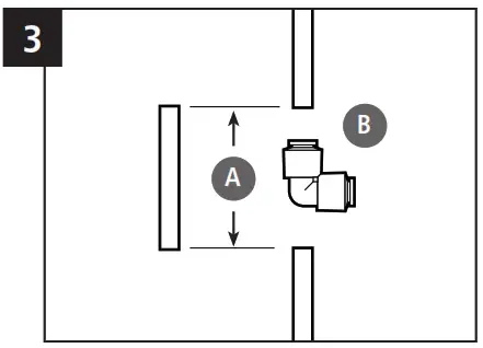 PENTAIR USH-FF-SG-SP-4 10 Inch Undersink Housing with Integrated Mounting Bracket - 3