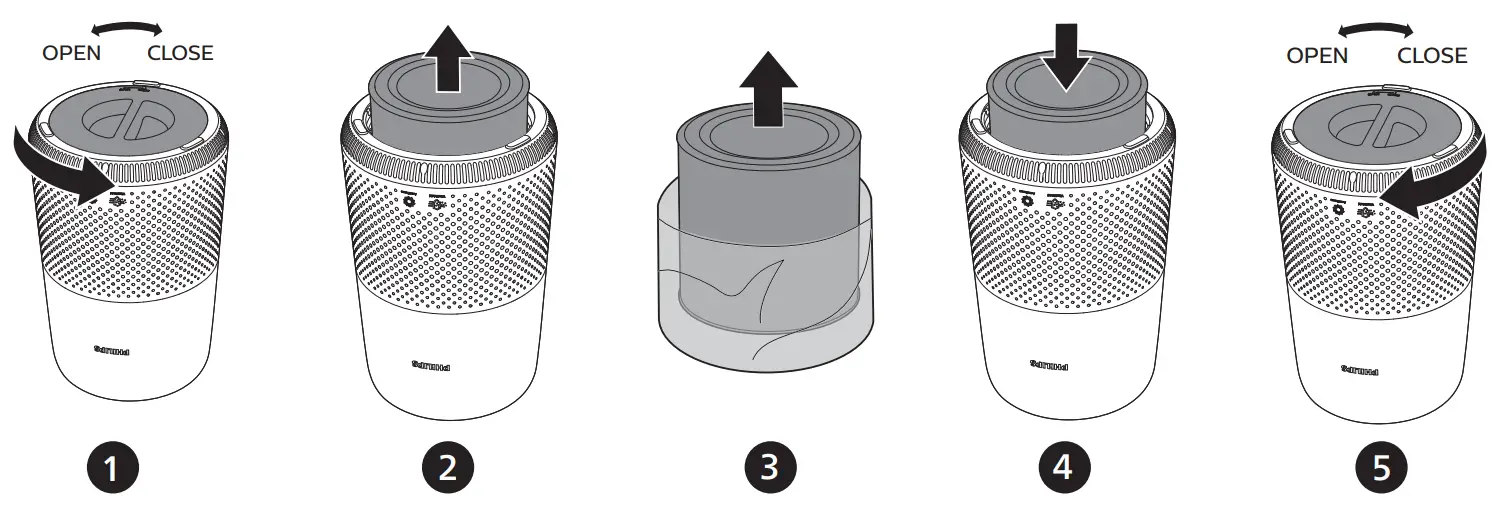 PHILIPS AC0850 800i Series Compact Air Purifier - Product Overview6