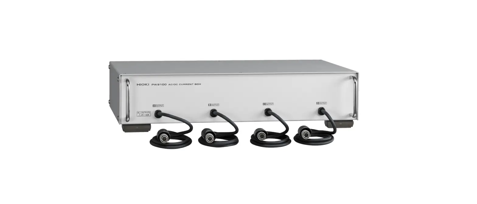 Hioki Pw9100a-4 Ac Dc Current Box Instruction Manual