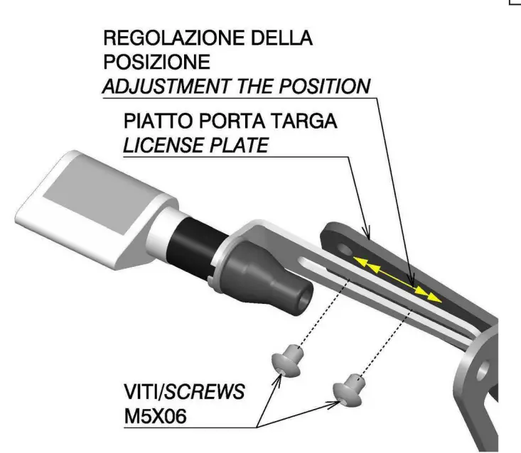 Mounting kit for Rizoma turn signals