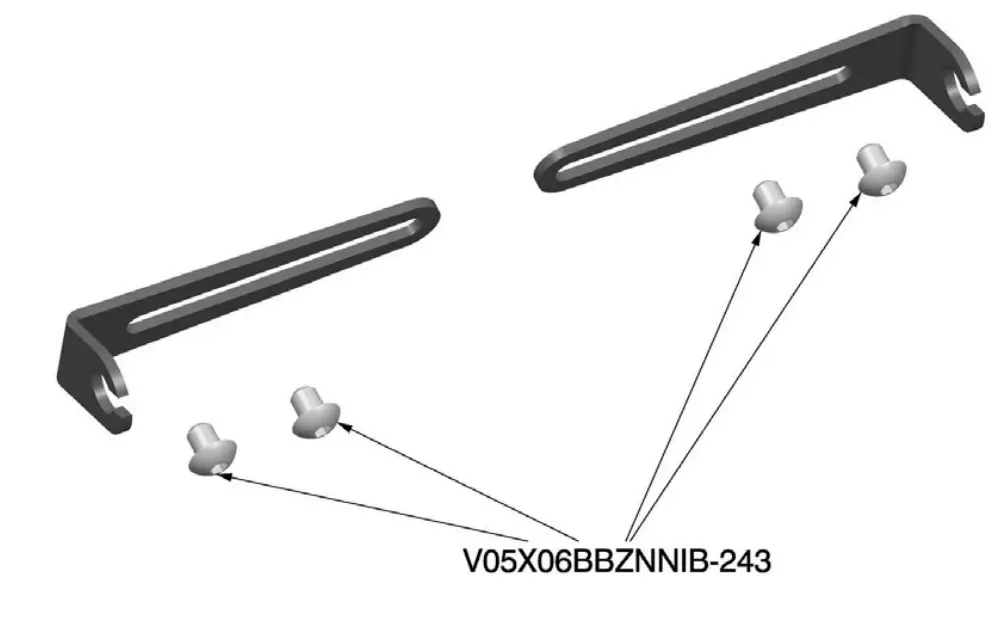 Mounting kit for Rizoma turn signals