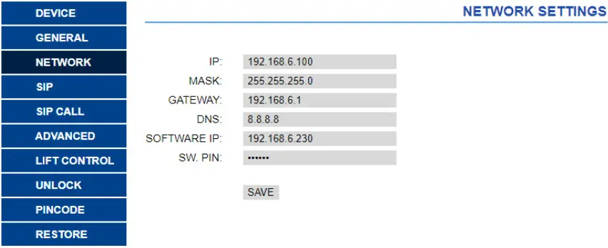 FERMAX F95391 Meet Guard Unit - SOFTWARE IP