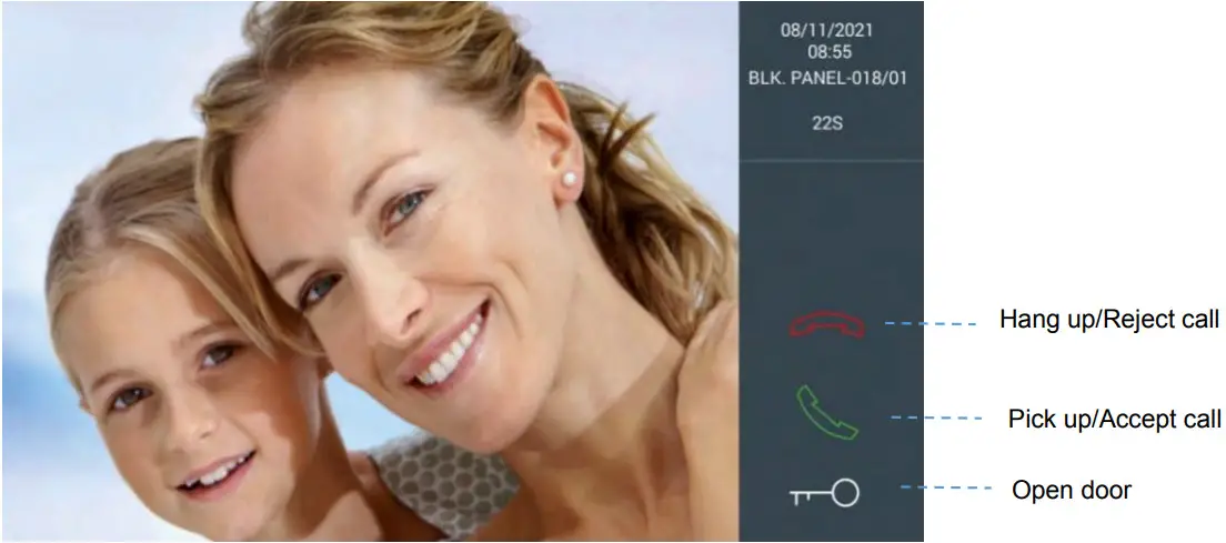 FERMAX F95391 Meet Guard Unit - call from an outdoor panel