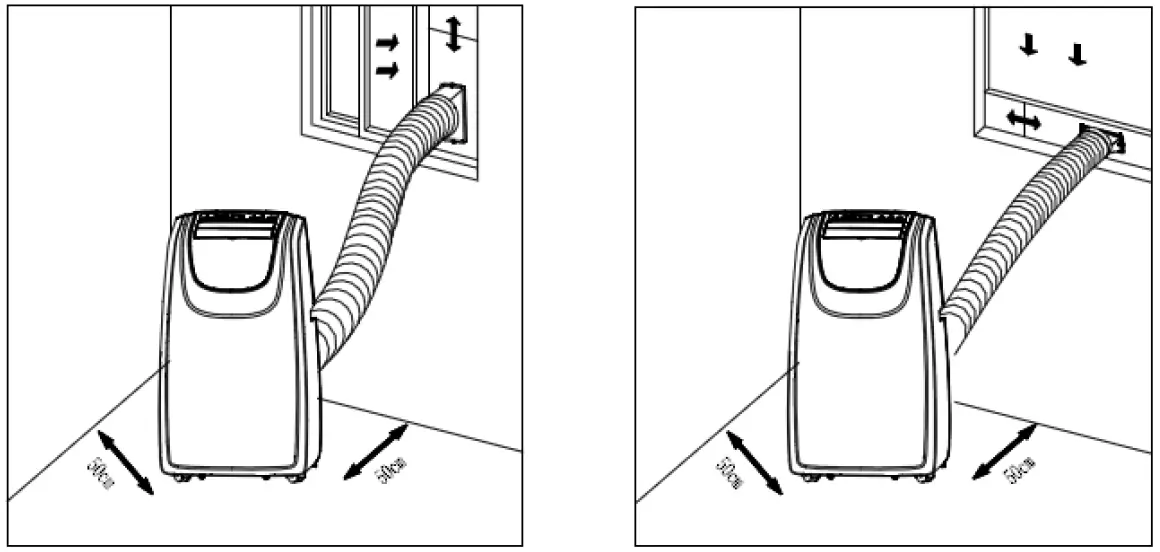 AIREMAX Portable Air Conditioner APE514H installation 3