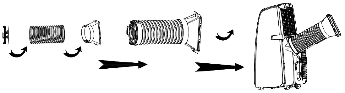 AIREMAX Portable Air Conditioner APE514H installation