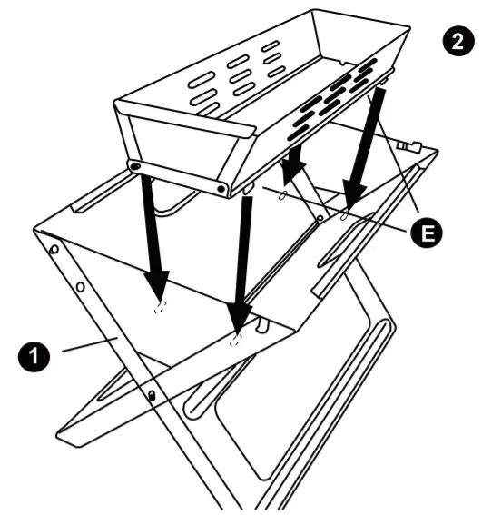 anko 42965886 Portable BBQ Charcoal Grill -FIGUR4E
