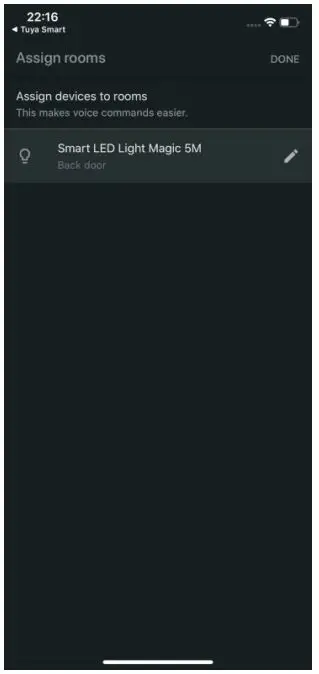 anko Smart LED Lights Magic 5M User Manual - You can assign the device of different room