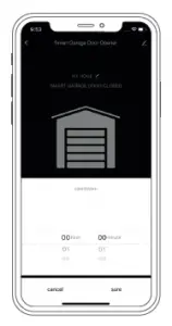 countdown garage door