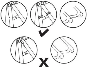 TOPEAK TCS-2203 Babyseat II Suspension Child Carrier-- Stamp and signature of Rem