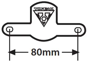 TOPEAK TCS-2203 Babyseat II Suspension Child Carrier-- Tail Light