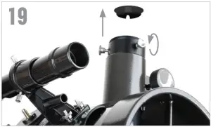 CELESTRON 21049 127EQ Telescope - Locate the counterweight1