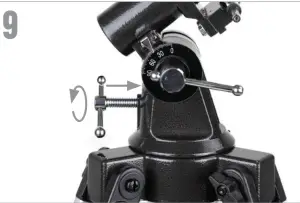 CELESTRON 21049 127EQ Telescope - approximate latitude