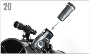 CELESTRON 21049 127EQ Telescope - fi nderscope2