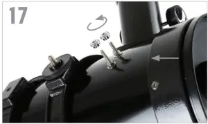 CELESTRON 21049 127EQ Telescope - knurled nuts