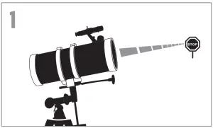 CELESTRON 21049 127EQ Telescope - telescope outside