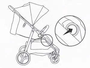 babylo Grande XL Stroller Instruction-footrest